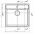 Zlewozmywak Pyramis CAMEA 1B 50x53 CZARNY